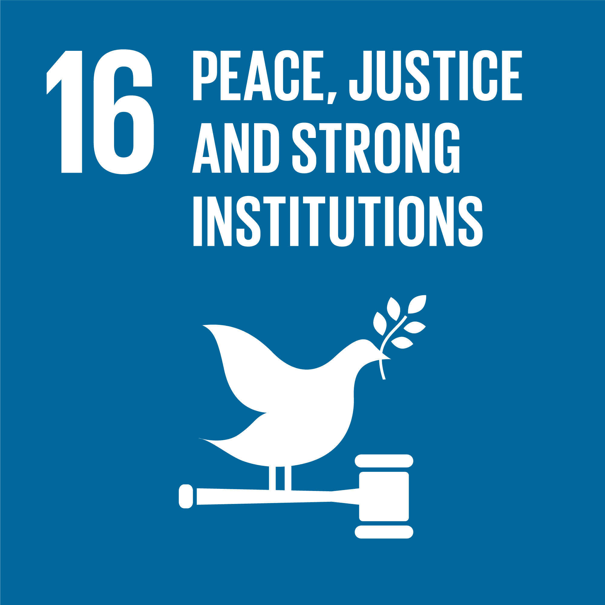 UN Sustainable Development Goal 16: Peace, Justice & Strong Institutions